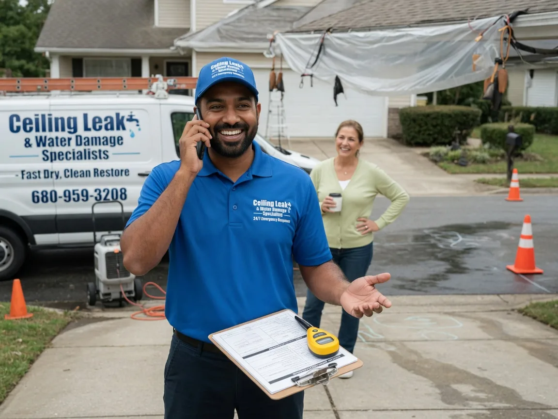 Ceiling Leak Cleanup Ridgeway, VA FAQs